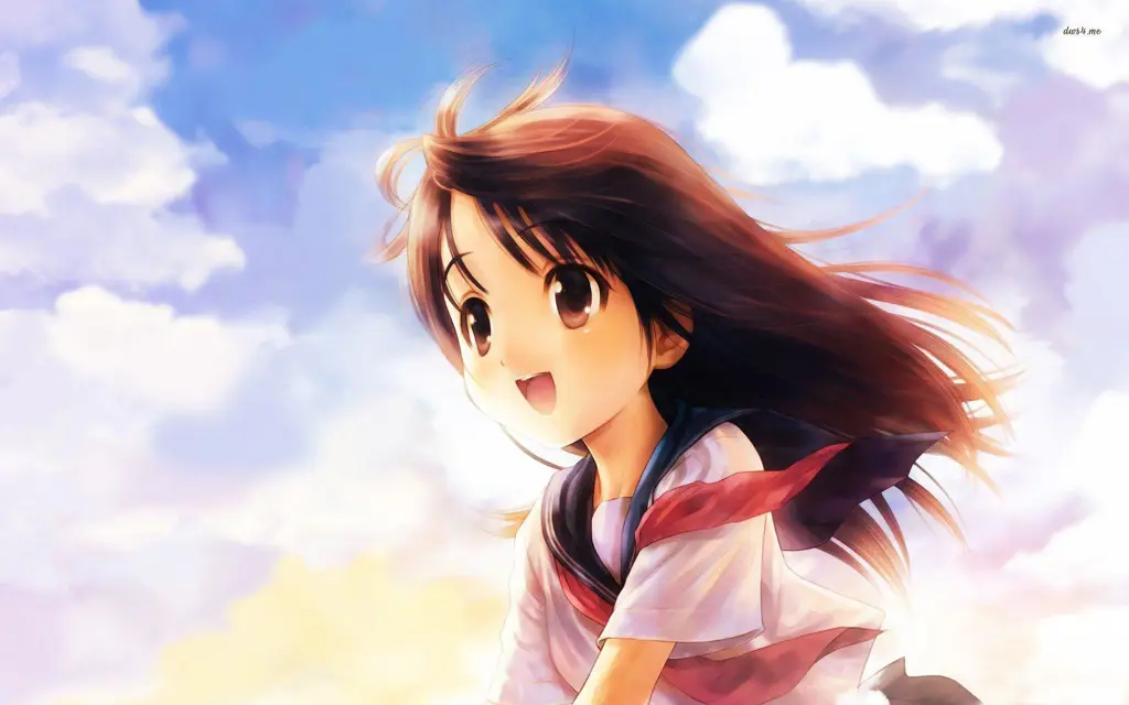 Menikmati Anime Bareng Gambar penggemar anime yang sedang bergembira