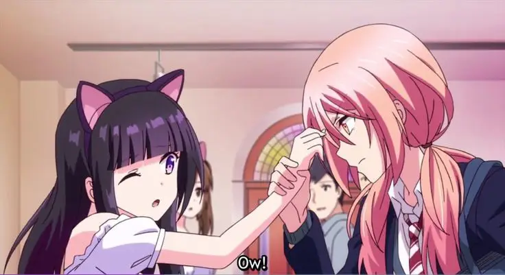 Pasangan anime ecchi yang sedang bermesraan Pasangan anime ecchi