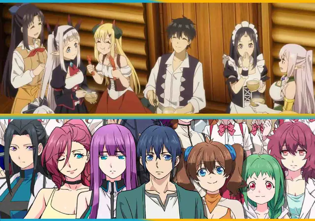 Adegan ramai karakter anime harem Gambar adegan ramai karakter anime harem