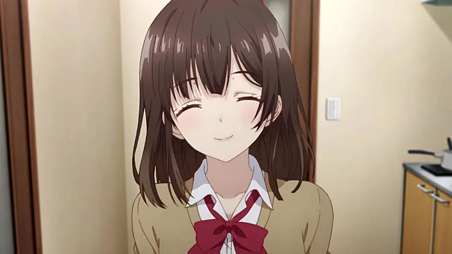 Ekspresi wajah karakter yang menggambarkan emosi yang kuat Adegan emosional dalam anime Higehiro