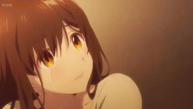Ekspresi wajah karakter yang menunjukkan emosi yang kompleks Adegan emosional dari anime Higehiro yang menampilkan ekspresi wajah karakter