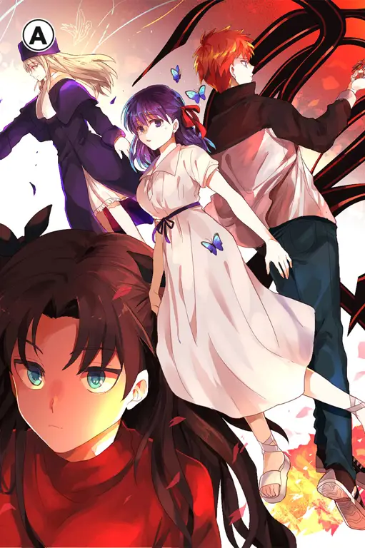 Poster resmi anime Fate Stay Night Poster anime Fate Stay Night