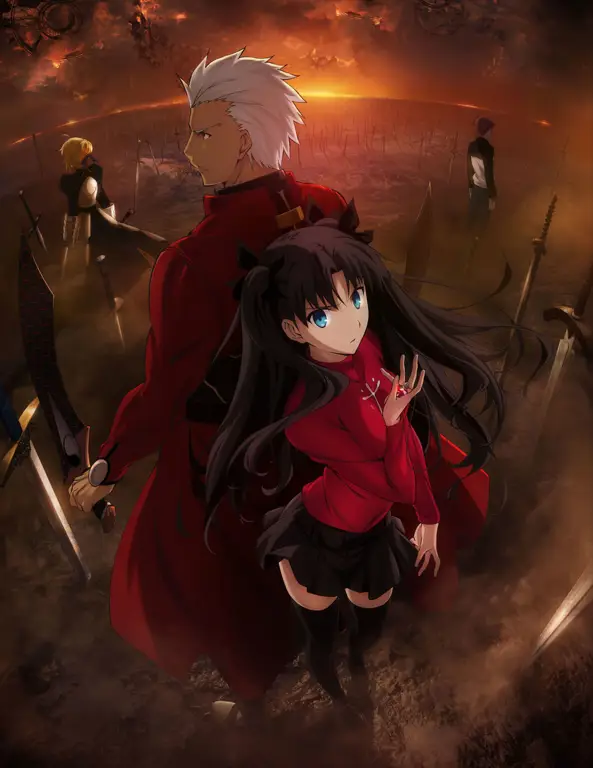 Karakter Saber yang ikonik Gambar Saber dari Fate Stay Night: Unlimited Blade Works