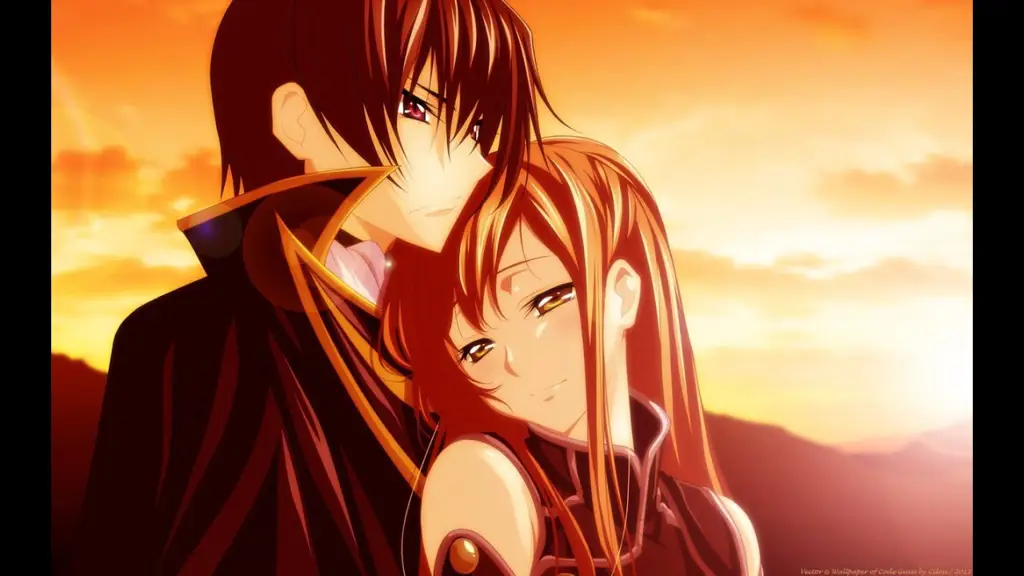 Adegan Aksi dan Romantis Gambar adegan aksi dan romantis dalam anime