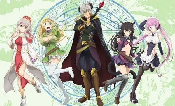 Ilustrasi pertarungan Haruto melawan musuh-musuhnya Adegan pertarungan epik dalam anime isekai