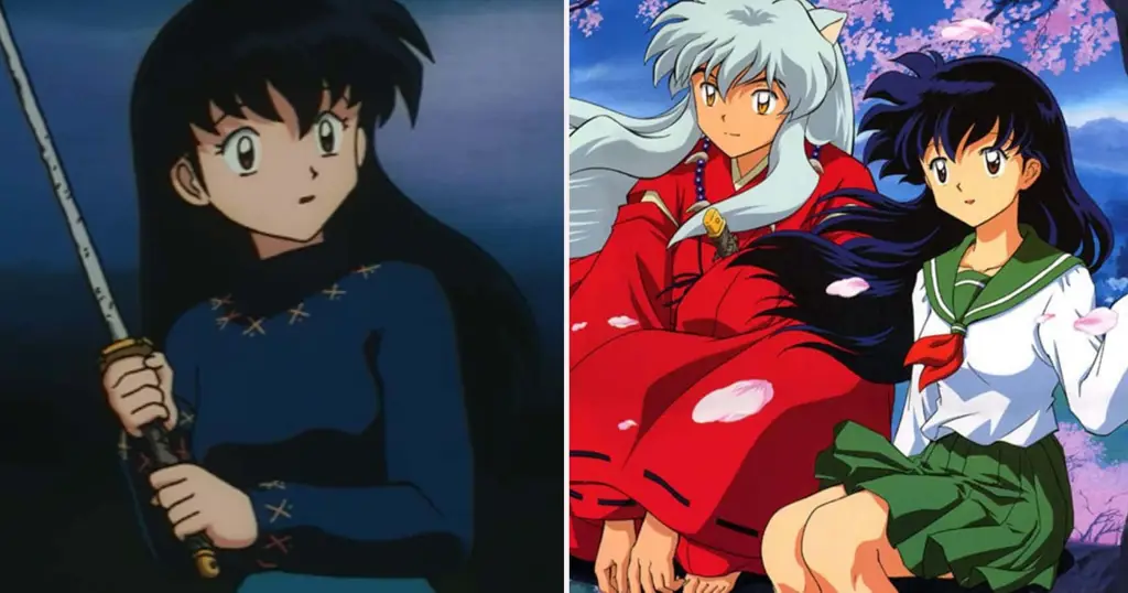 Inuyasha dan Kagome, Pasangan yang Tak Terpisahkan Inuyasha dan Kagome sedang berpetualang bersama