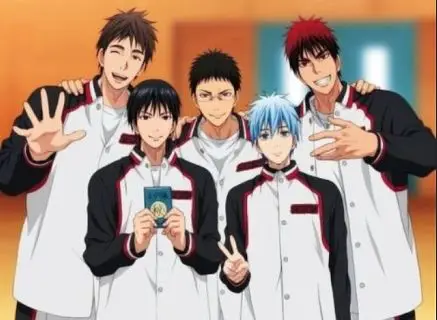 Kemenangan Seirin: Kerja Keras Terbayar Gambar Tim Basket SMA Seirin merayakan kemenangan