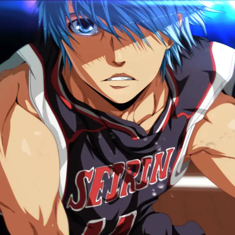 Kehebatan Kuroko Tetsuya di Lapangan Kuroko Tetsuya sedang bermain basket