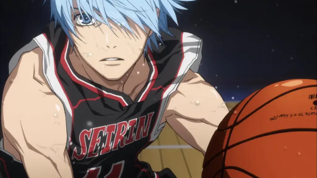 Pertandingan Basket yang Menegangkan Adegan pertandingan basket yang menegangkan dari Kuroko no Basket