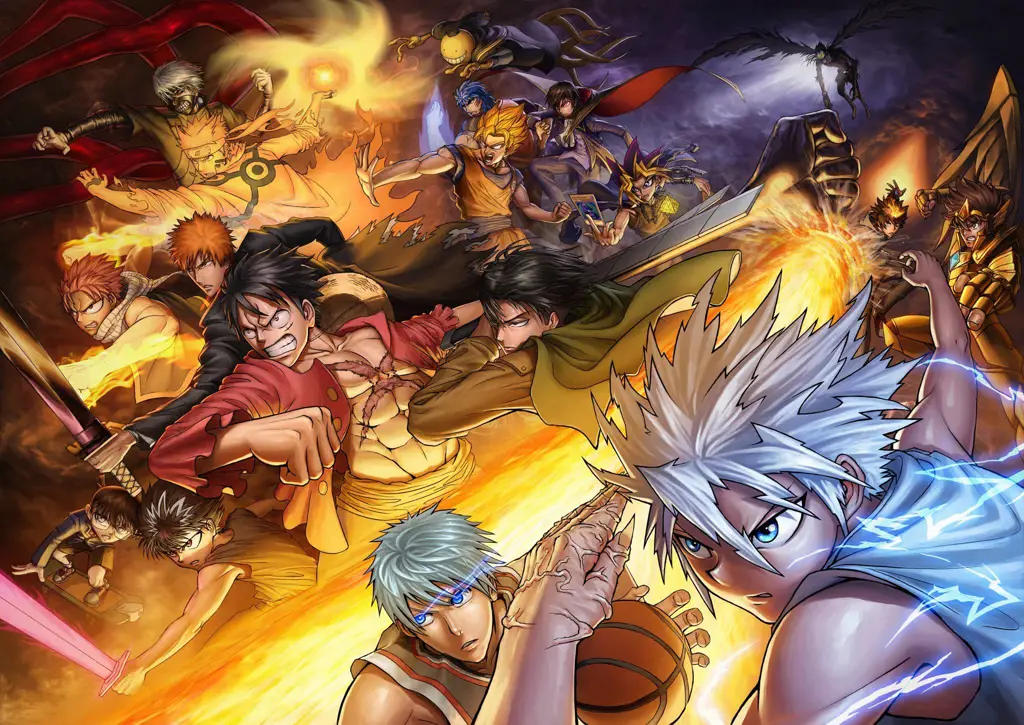 Koleksi Anime Favorit Berbagai karakter anime