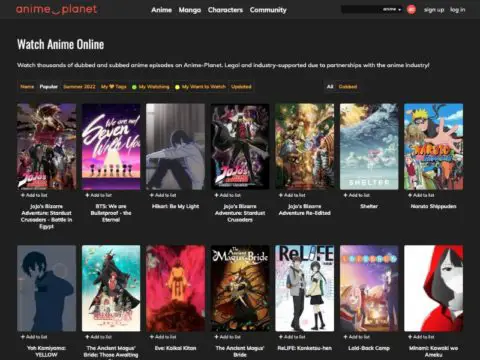 Situs Streaming Anime Aman dan Terpercaya Gambar berbagai situs streaming anime yang aman