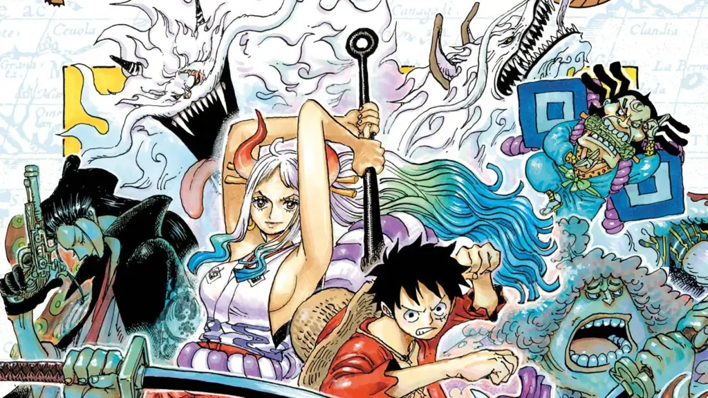Adegan Menarik dari Arc Wano Gambar adegan menarik dari arc Wano di One Piece.