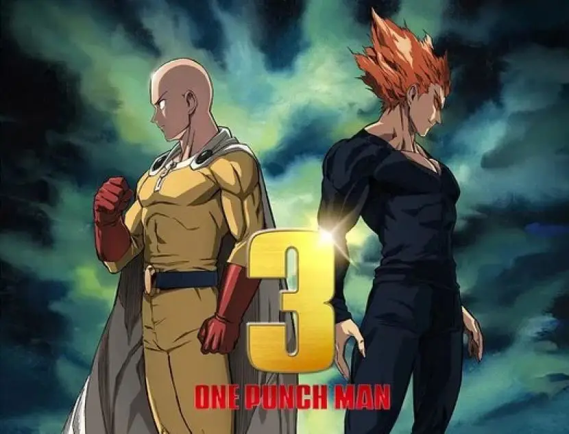 One Punch Man Season 3: Poster Resmi Gambar promosi One Punch Man Season 3