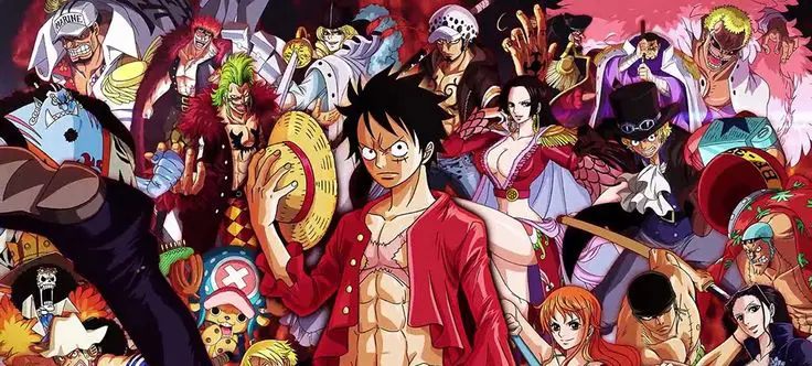 Menikmati One Piece Bersama Karakter One Piece menonton anime bersama