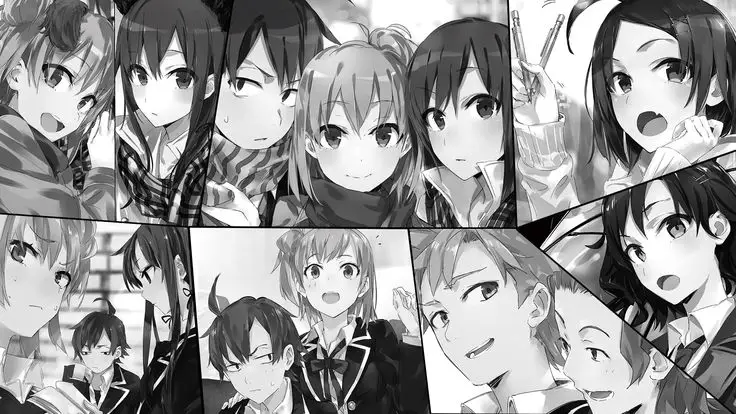 Poster resmi anime Oregairu Poster anime Oregairu