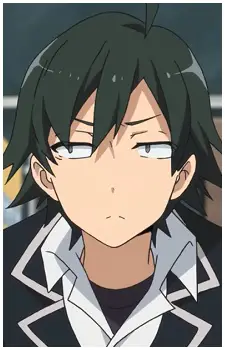 Potret Hikigaya Hachiman yang Pesimis namun Bijaksana Gambar Hikigaya Hachiman dari Anime Oregairu