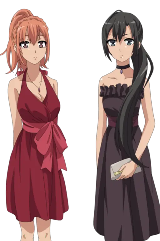 Persahabatan Kompleks antara Yukino dan Yui Gambar Yukino Yukinoshita dan Yui Yuigahama dari Anime Oregairu
