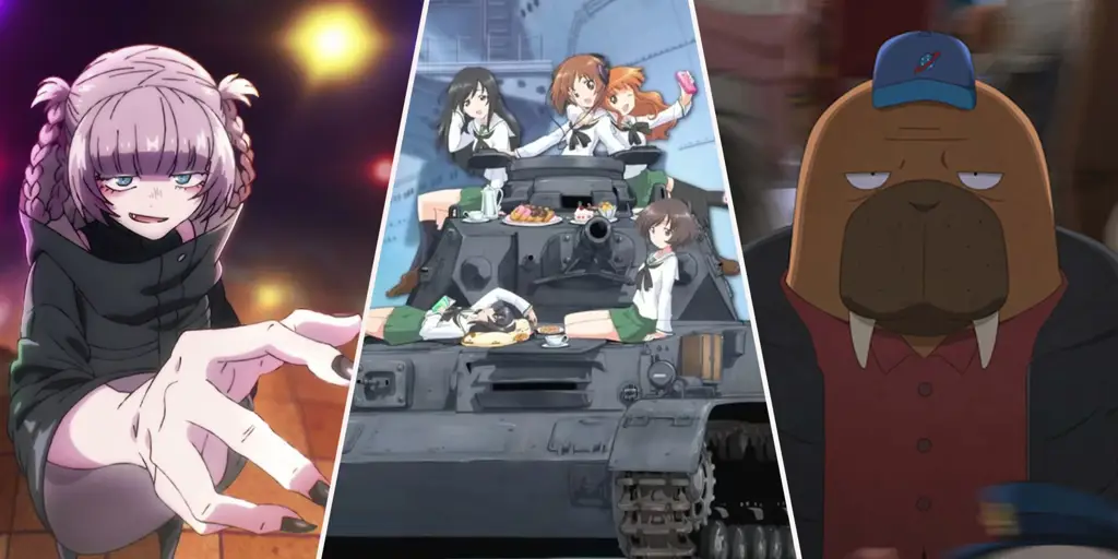 Rekomendasi Anime Terbaik untuk Ditonton Gambar berbagai poster anime populer