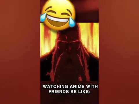 Menikmati Anime Bersama Teman Sekelompok teman sedang menonton anime bersama-sama