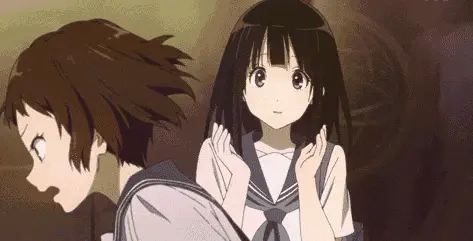 Menikmati Anime Bersama Teman Seorang anak muda sedang menonton anime bersama teman-temannya