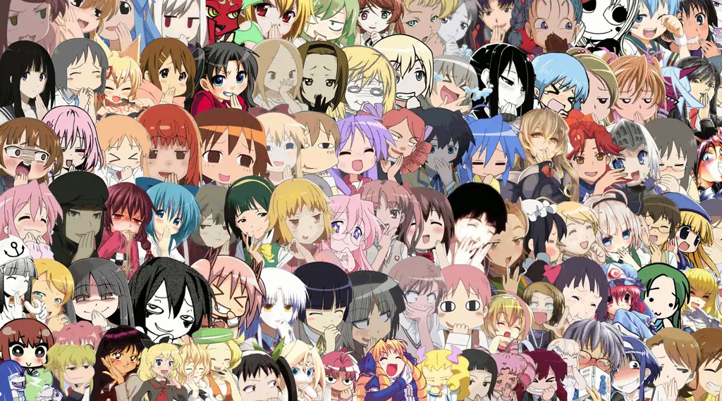 Menikmati Anime Bersama Teman Sebuah kelompok penggemar anime yang beragam sedang menonton anime bersama