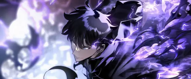 Aksi Epik Solo Leveling Gambar adegan aksi dari anime Solo Leveling