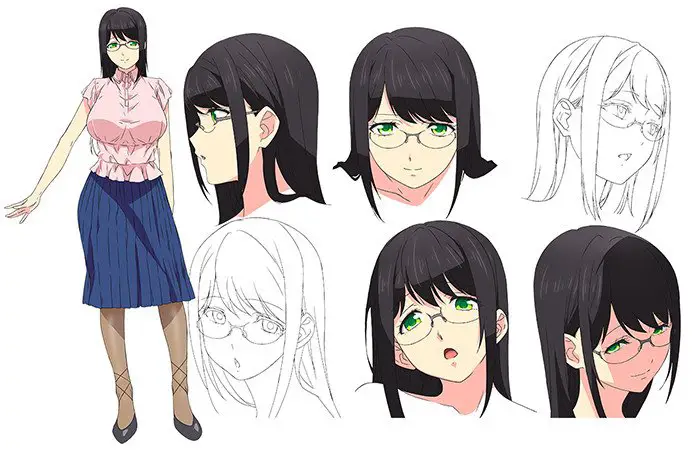 Para karakter utama dalam aksi Gambar para karakter utama Shuumatsu no Harem