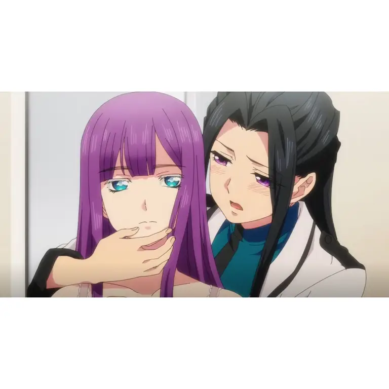Momen menegangkan dalam episode 2 Adegan anime Shuumatsu no Harem yang menegangkan