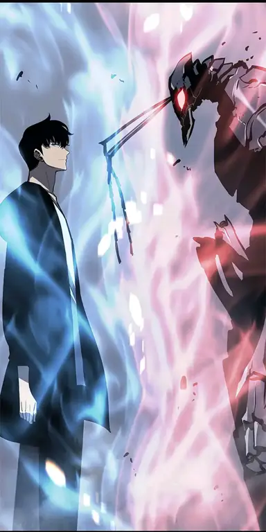 Adegan Aksi Menarik dari Solo Leveling Gambar adegan aksi dari Anime Solo Leveling