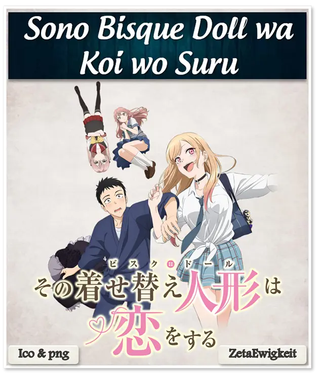 Gojo dan Marin dalam anime Sono Bisque Doll wa Koi wo Suru Adegan anime Sono Bisque Doll wa Koi wo Suru yang menampilkan Gojo dan Marin