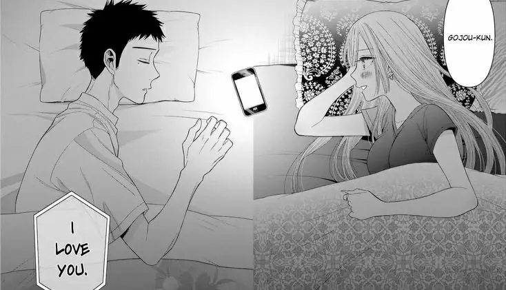 Gojo dan Marin dalam adegan anime Adegan anime Sono Bisque Doll wa Koi wo Suru yang menunjukkan Gojo dan Marin