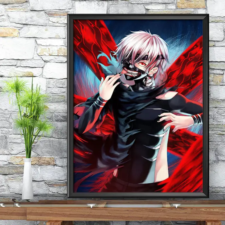 Poster anime Tokyo Ghoul Poster resmi anime Tokyo Ghoul