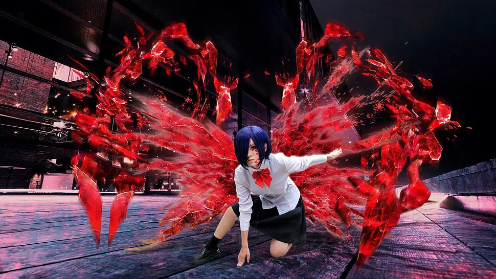 Adegan Aksi Menegangkan Gambar adegan aksi Tokyo Ghoul