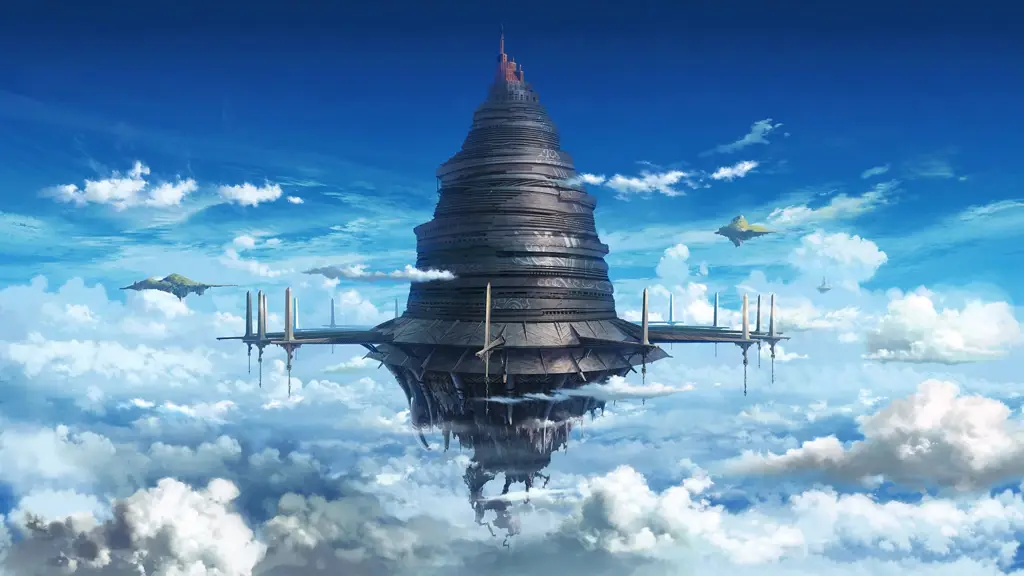 Petualangan Kirito di Aincrad Gambar pemandangan Aincrad di Sword Art Online