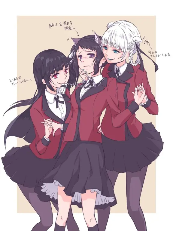 Pemandangan anime yuri Pemandangan anime yuri