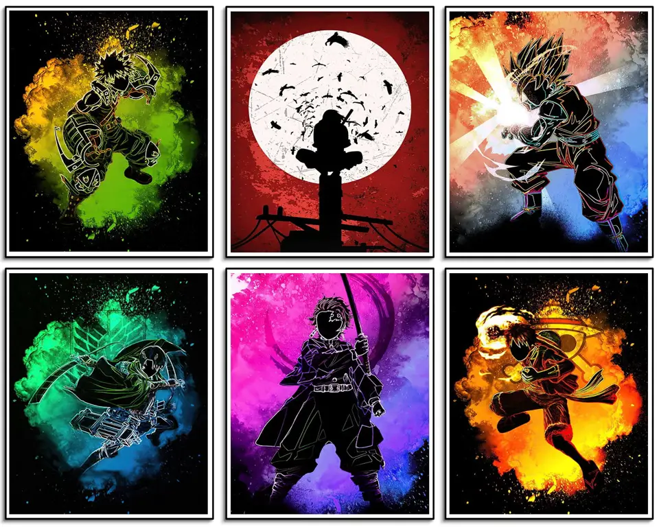 Koleksi Anime Lengkap Berbagai macam poster anime