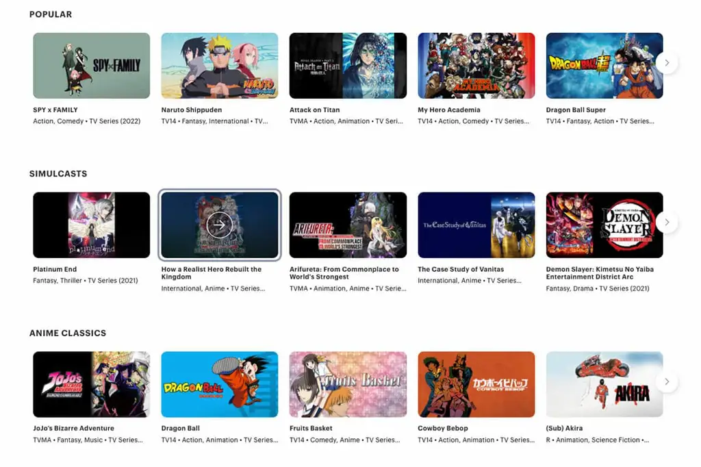 Bandingkan Fitur dan Harga Layanan Streaming Grafik perbandingan layanan streaming anime