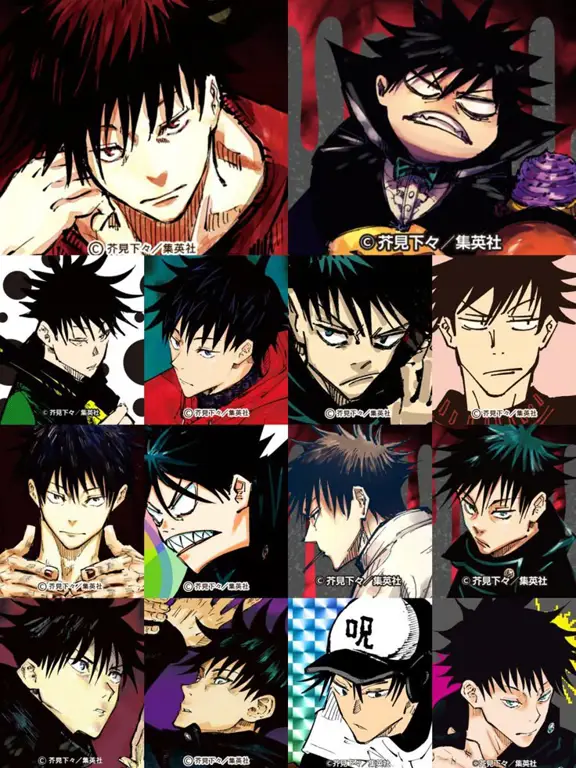 Berbagai pilihan anime untuk ditonton Gambar berbagai karakter anime
