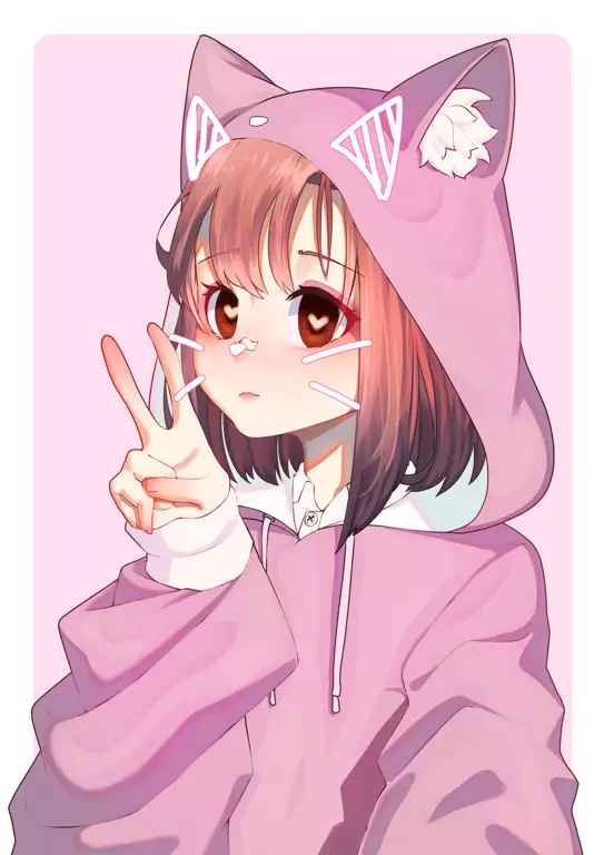 Persahabatan dan cinta dalam anime Yuri Gambar anime gadis-gadis imut yang sedang berpelukan