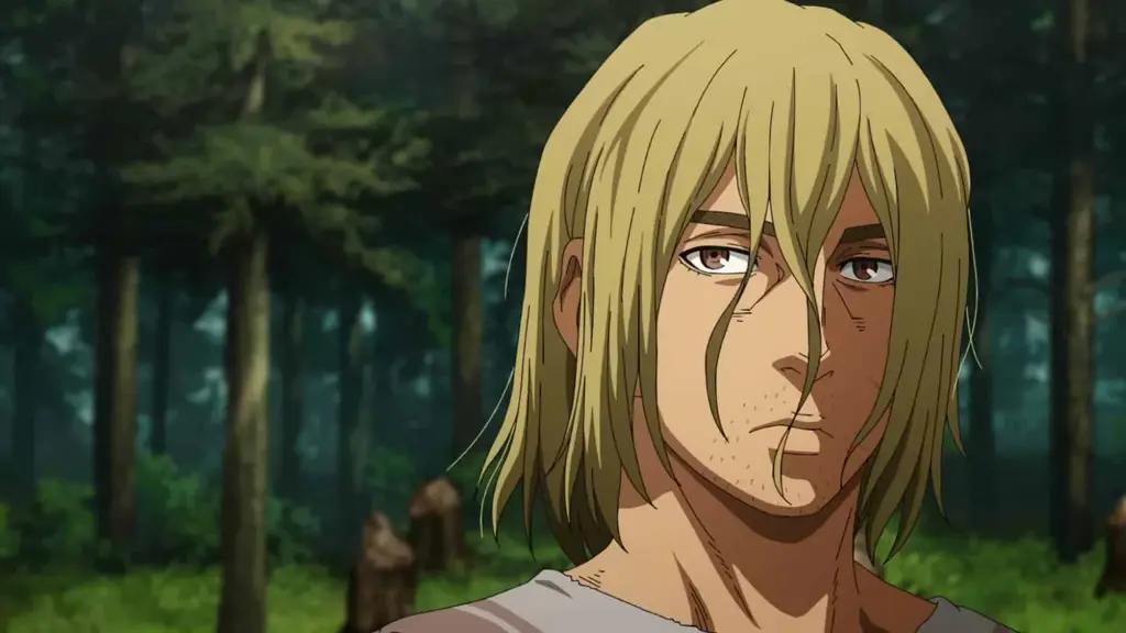 Wajah Thorfinn yang Penuh dengan Kisah Potret Thorfinn, karakter utama dalam anime Vinland Saga