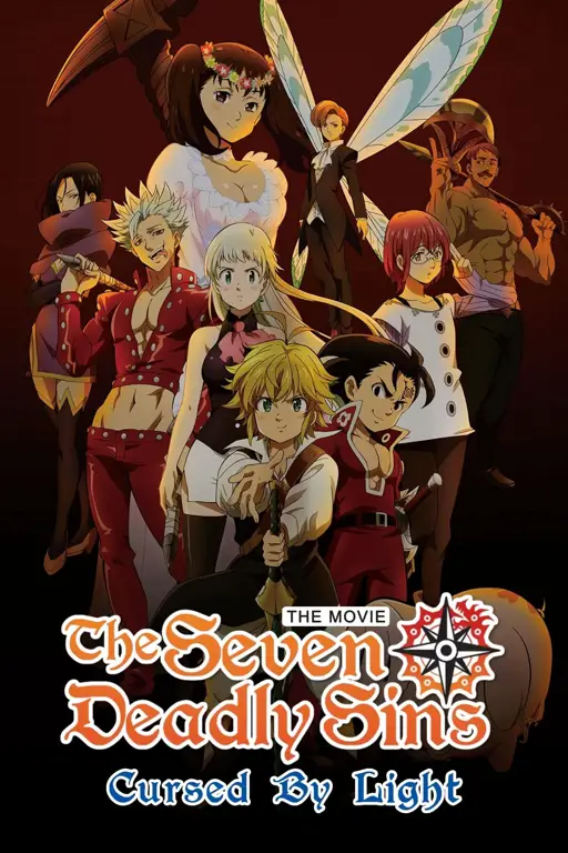 Gambar poster film Nanatsu no Taizai: Cursed by Light