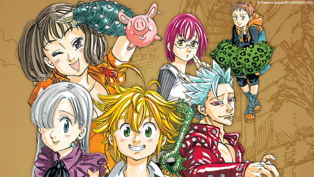 Manga Nanatsu no Taizai Gambar sampul manga Nanatsu no Taizai