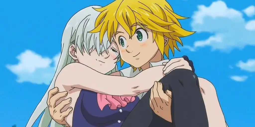 Pasangan Meliodas dan Elizabeth Gambar Meliodas dan Elizabeth dari Nanatsu no Taizai