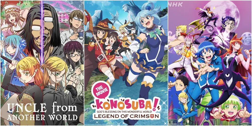 Momen-momen lucu dalam anime Isekai Adegan lucu dari anime Isekai