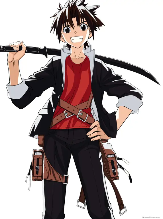 Visual Anime UQ Holder! Visual utama anime UQ Holder!