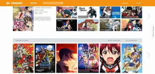 Mencari anime Yuri di platform streaming Antarmuka layanan streaming anime
