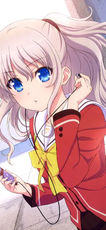 Anime imut dan menggemaskan Ilustrasi gadis anime yang lucu dan menggemaskan