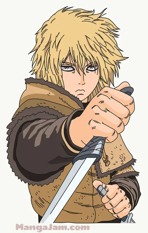 Thorfinn, tokoh utama Vinland Saga Karakter Thorfinn dalam anime Vinland Saga