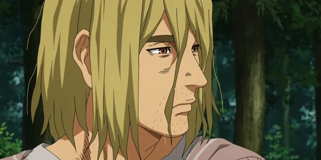Perjalanan Thorfinn menuju penebusan Potret Thorfinn, karakter utama Vinland Saga
