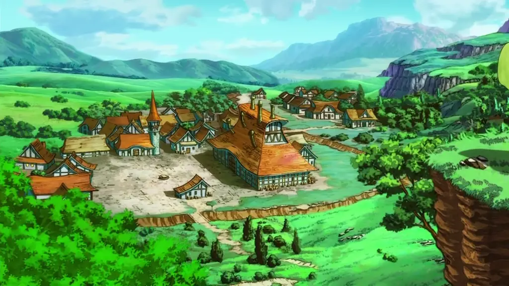 Pemandangan indah dalam dunia Nanatsu no Taizai Gambar pemandangan dalam anime Nanatsu no Taizai